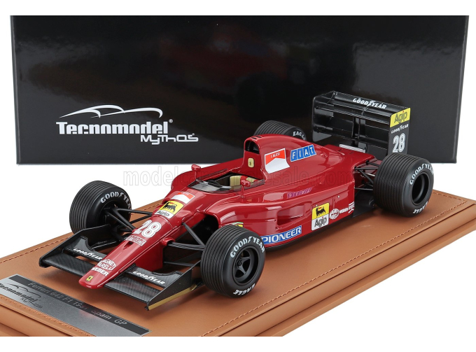 FERRARI F1 642 №28 British Gp With Rain Tires (1991) Jean Alesi, Red Black