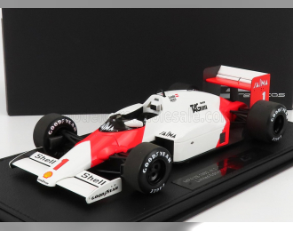 McLAREN F1  Mp4/2b N 1 Season 1985 Niki Lauda - Con Vetrina - With Showcase, White Red