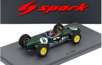 LOTUS F1 21 №8 3rd France GP Jim Clark (1961), green
