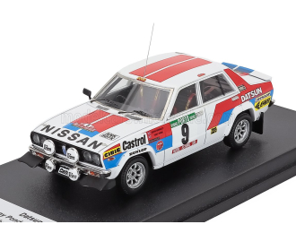 DATSUN 160j (night Version) №9 Rally Portugal (1982) Tony Pond - Kevin Gormley, White Red Blue