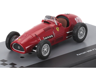 FERRARI F2 500 №101 World Champion Season (1952) Alberto Ascari - Con Vetrina - With Showcase, Red