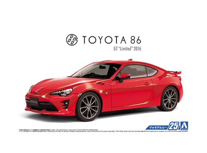 Сборная модель Toyota 86 '16