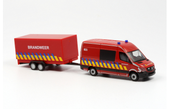 MERCEDES-BENZ Sprinter Fire Department with Trailer (B), red