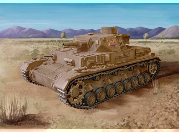 Сборная модель Немецкий средний танк Pz.Kpfw. lV Ausf. F1