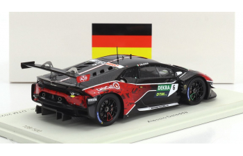 LAMBORGHINI Huracan Gt3 Evo Team Grasser Racing №6 Dtm Season (2022) Alessio Deledda, Red Black