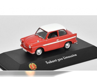 TRABANT 500 Limousine (1957), red/white