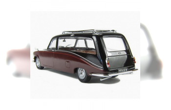 DAIMLER DS420 Hearse (1971), black / brown