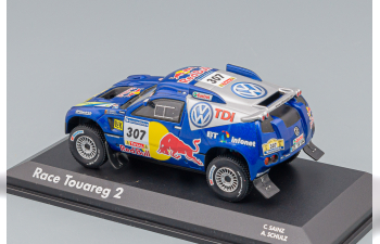 VOLKSWAGEN Touareg 2 #307 Race Rally Red-Bull 2006 C.Sainz, blue