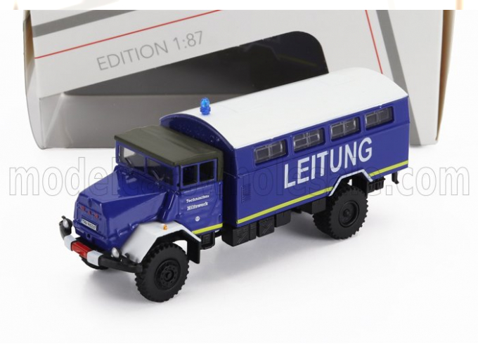 MAN 630 L21ae Thw Truck Leitung 2-assi (1958), Blue White