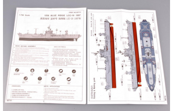 Сборная модель Американский Командный корабль USS BLUE RIDGE LCC-19 (1997г.)