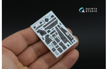 3D Декаль интерьера кабины Ка-50 (черные панели) (arma models)