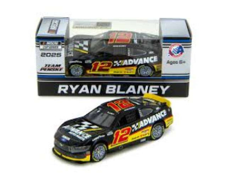 Ford Mustang #12 Ryan Blaney *Advance* black/white/red 2025
