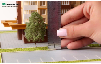 Деревья для диорам и поделок «Реалистичная крона» (набор 5 штук)