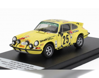 PORSCHE 911 Carrera Rs №25 Rally East African Safari (1973) William Fritschy - Visconte Mandeville, Yellow