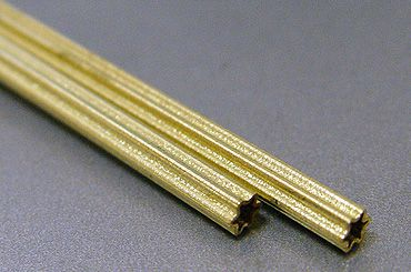 Звездообразная латунная трубка, 2 шт