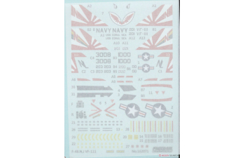 Сборная модель U.S Navy Phantom II F-4B/N VF-111 Sundowner Phantoms