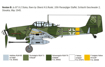 Сборная модель JUNKER JU-87G-2 KANONENVOGEL