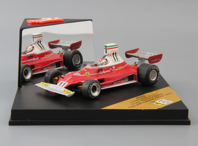 FERRARI 312T Clay Regazzoni Italian Grand Prix #11 (1975), red / white