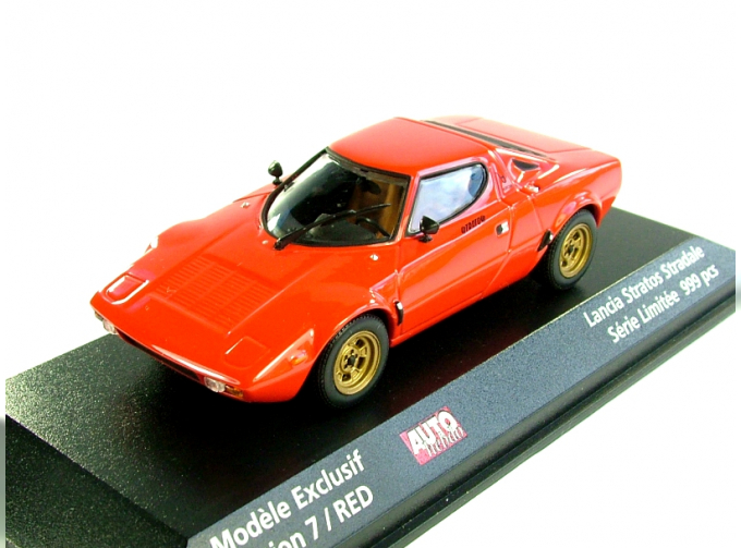 LANCIA Stratos Modele Exclusif AUTOHEBDO Edition 7, red