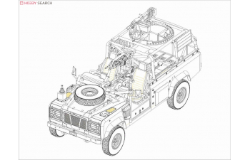 Сборная модель Автомобиль Land Rover Wolf WMIK