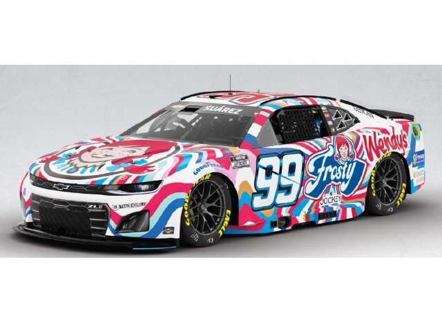 Chevrolet #99 Daniel Suarez *Wendy`s Frosty*, various 2025