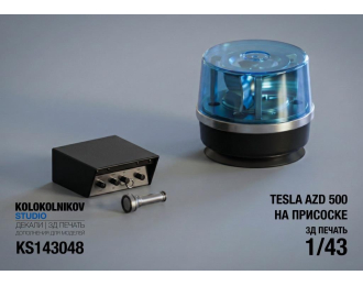 Маяк проблесковый Tesla AZD 500 с рупором