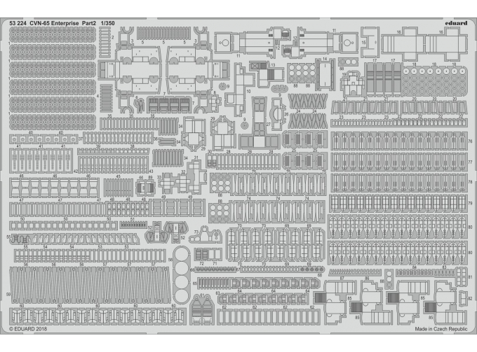 Фототравление для CVN-65 Enterprise pt.2