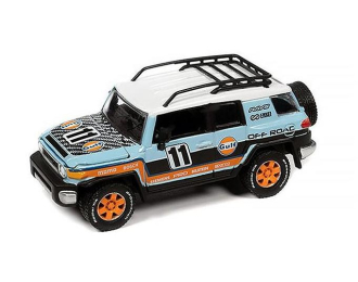 TOYOTA Fj Cruiser N11 Gulf Racing (2007), Light Blue Orange