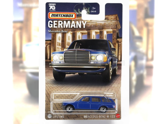 MERCEDES BENZ E-class (w123) Sw Station Wagon (1983), blue