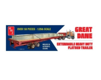 Сборная модель Great Dane Extendable Flatbed Trailer, plastic modelkit