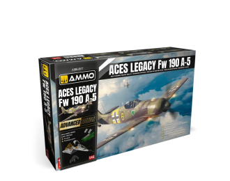 Сборная модель немецкий истребитель Focke Wulf 190 A-5 "Aces Legacy", расширенная версия