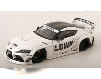 TOYOTA Supra (A90) Liberty Walk, whitemetallic black