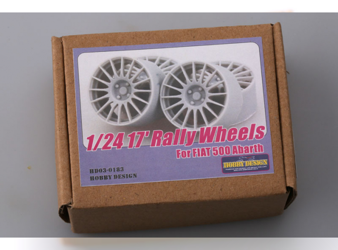 Набор для доработки - Диски 17' Rally Wheels для моделей Fiat 500 Abarth Wheels