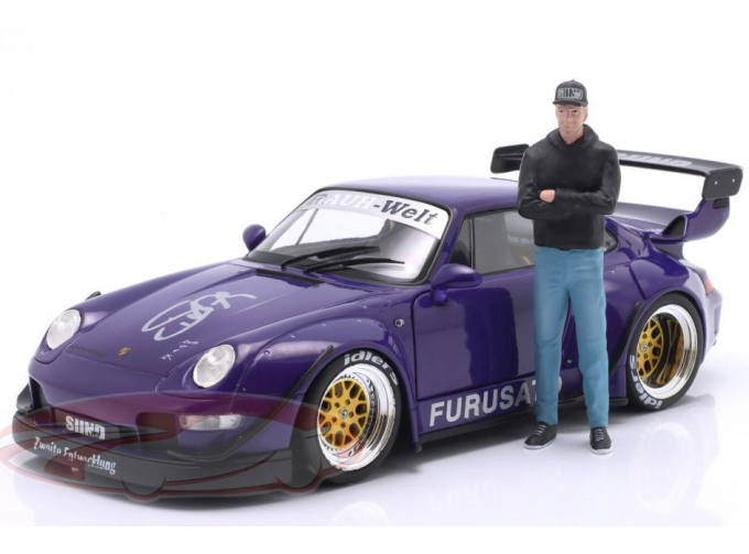 PORSCHE 911 (993) RWB Rauh-Welt "Furusato", purple