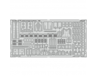 Фототравление для B-17F, шасси и экстерьер