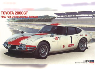 Сборная модель TOYOTA 2000GT 1967 FUJI 24 HOUR RACE WINNER