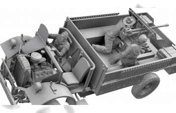 Сборная модель LRDG F30 Gun Truck с фигурками