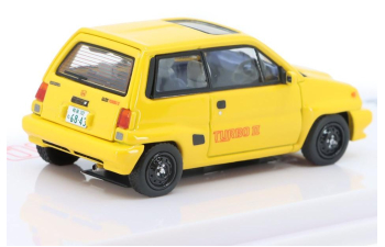 HONDA City Turbo II + Мотоцикл, желтый