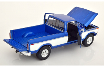 FORD F150 Pick Up (1979), blue metallic white