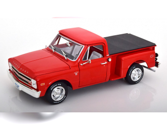 CHEVROLET C10 Stepside (1968), light red black