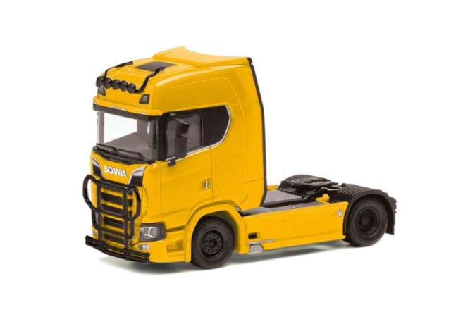 Scania CS 20 HD 4x2 + lamp. Bullbar, yellow