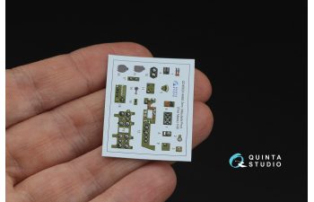 3D Декаль интерьера кабины A6M5 Zero, пр-ва Mitsubishi (Fine Molds)