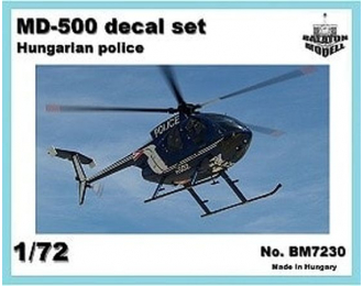 Декаль MD-500 heli. Police HUN markings