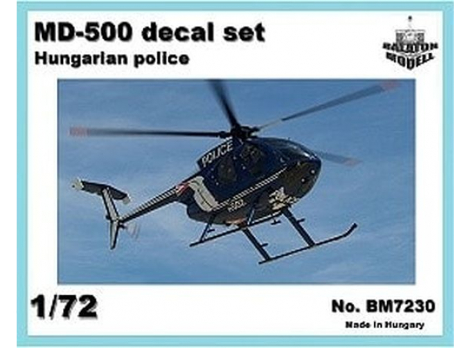 Декаль MD-500 heli. Police HUN markings