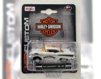 CHEVROLET Bel Air Harley-Davidson (1957), white/black