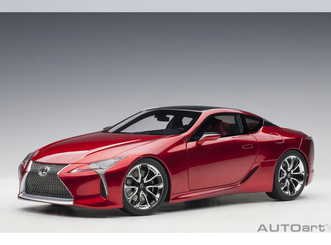 LEXUS LC500 Coupe (2016), red