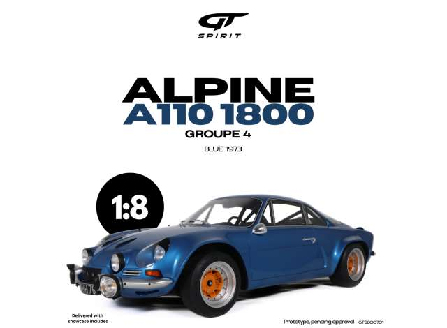 ALPINE A110 1800 Groupe (1973), blue