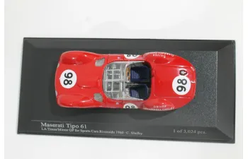 MASERATI Tipo 61 Birdcage No.98, Riverside, Shelby (1960)