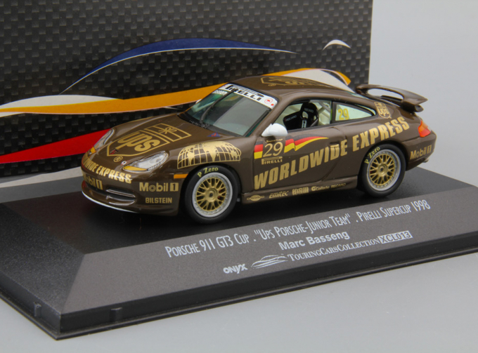 PORSCHE 911 GT3 Cup Marc Basseng #29, brown