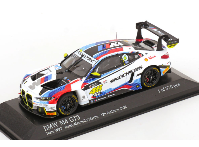 BMW M4 GT3 No 46 12h Barthurst, Rossi/Marciello/Martin (2024)